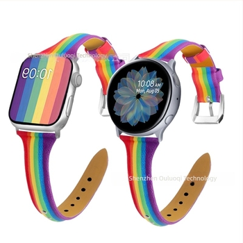 Brățară din piele naturală pentru ceasuri Samsung și Apple, 20mm/22mm, cataramă cu știft, greutate 25 g