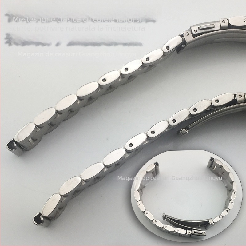 Brățară Milanese din oțel inoxidabil pentru Mi Band 3/4/5, cu trei mărgele, compatibilă cu Mi Band 3/4/5, material: oțel inoxidabil, design: Milanese cu trei mărgele, stil: fashion commuter