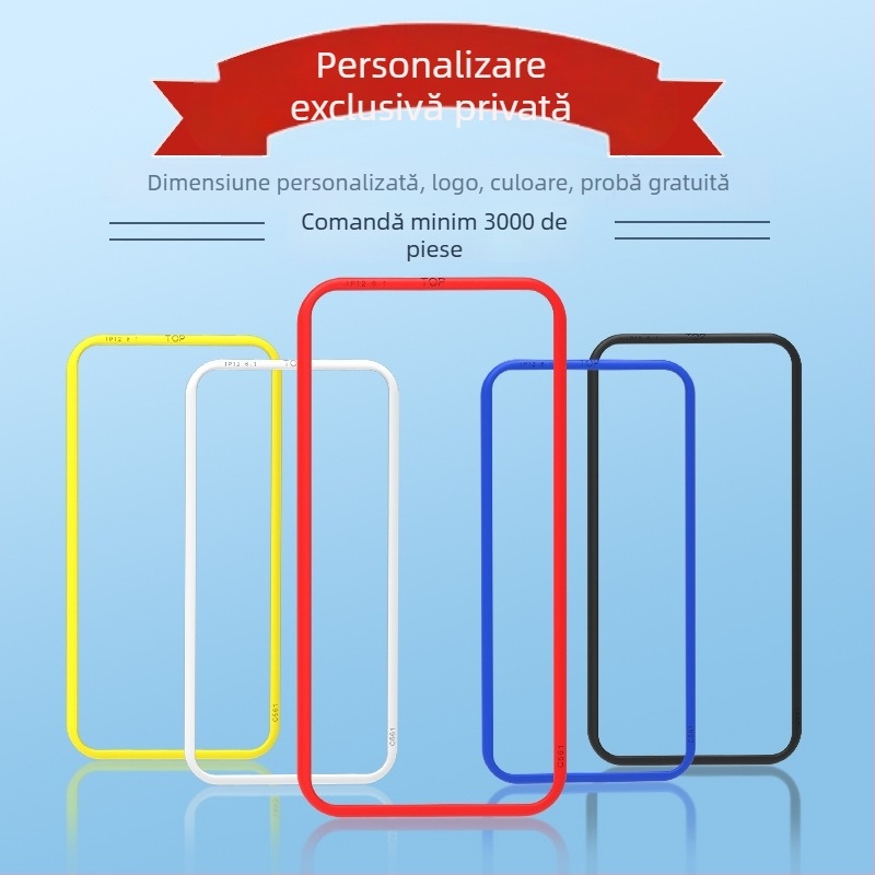 Rama de poziționare a filmului pentru iPad Pro 12.9 inch - ABS, film frontal, protecție împotriva radiațiilor, rezistență la explozie, anti-amprentă