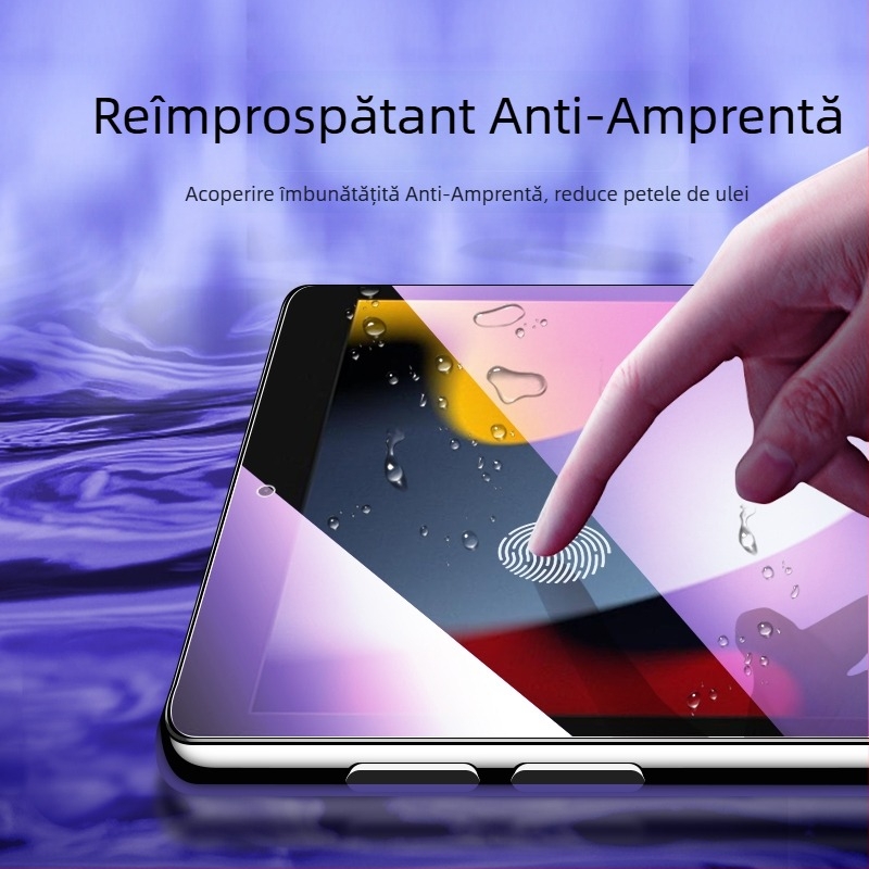 VIP folie de protecție din sticlă temperată pentru iPad 10,2 inch - compatibil cu iPad 2021, iPad Air 5 (2022) și iPad mini 5/6 - acoperire completă