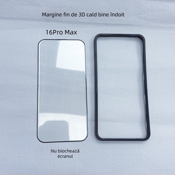 Protecție ecran iPhone din sticlă tempered, adeziv complet, folie frontală, intimitate anti-peep, 0.15mm