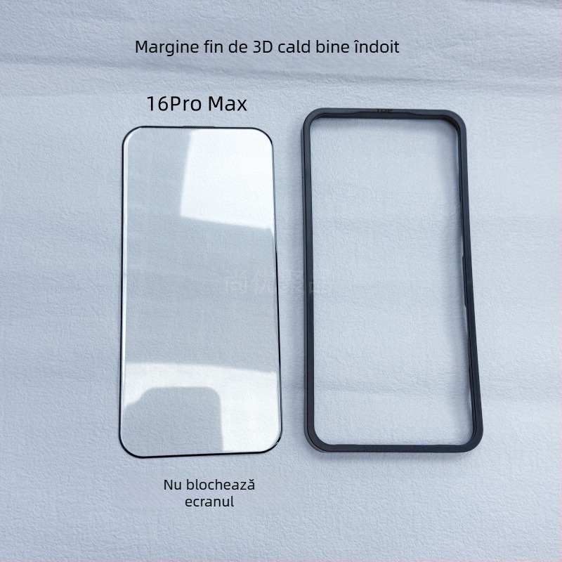 Protecție ecran iPhone din sticlă tempered, adeziv complet, folie frontală, intimitate anti-peep, 0.15mm