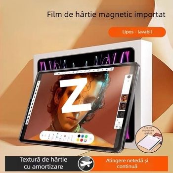 Folie protectoare pentru iPad Air 6/5 și iPad 10/9, Pro demontabil, PET mat posterior