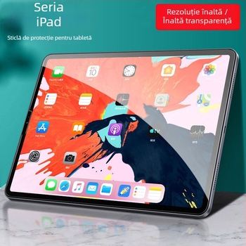 Protector de ecran din sticlă temperată pentru dispozitive Apple, claritate HD, antiamprente, rezistent la șocuri, personalizabil