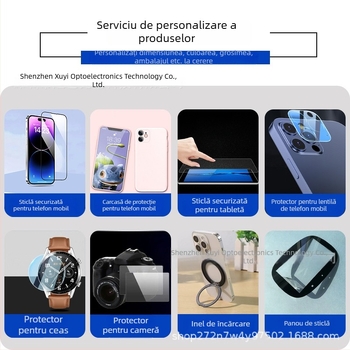 Protecție ecran anti-spionaj 360° pentru iPhone 16 Pro și 15 Pro – ecran complet, protecție oculară ultra clară