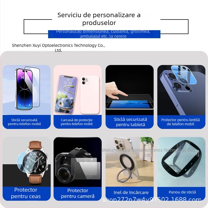 Protecție ecran anti-spionaj 360° pentru iPhone 16 Pro și 15 Pro – ecran complet, protecție oculară ultra clară