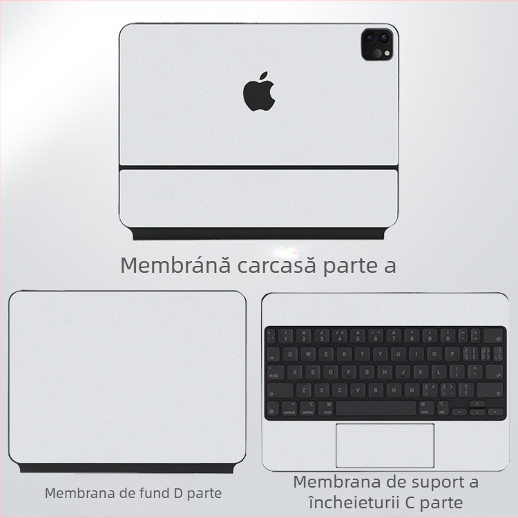 Folie de protecție Magic Keyboard pentru iPad Pro Air5 — Kakut PVC, folie spate, mată, antiamprentă, praf rezistent