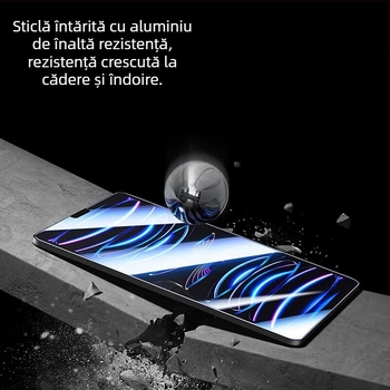 AIBILI Folie de protecție din sticlă temperată pentru Apple iPad — HD, antipraf, anti-amprentă, rezistent la cădere, ecran complet