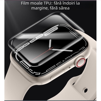 Gor protector ecran TPU pentru Apple Watch 7/SE/6/5/4 — Film HD invizibil