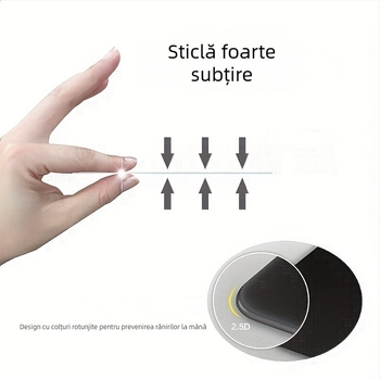 Protecție ecran Apple Watch Ultra 2 49mm – sticlă temperată, folie frontală, ecran complet, înaltă definiție, anti-amprentă