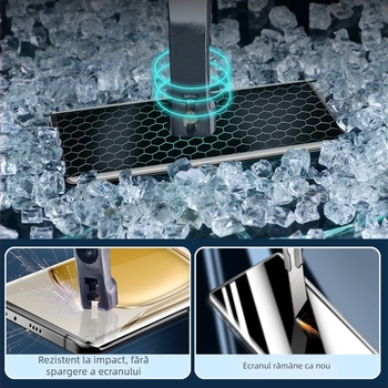 Protecție ecran din sticlă temperată pentru Huawei P50/P50 Pro/P30 Pro, ecran curbat, Anti-Spy, Anti-lumină albastră, HD