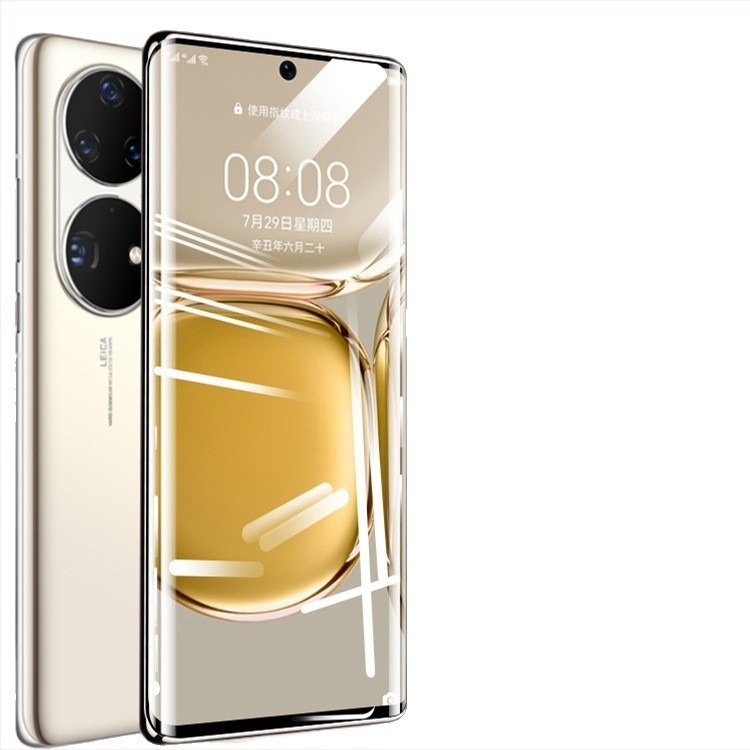 Protecție ecran din sticlă temperată pentru Huawei P50/P50 Pro/P30 Pro, ecran curbat, Anti-Spy, Anti-lumină albastră, HD