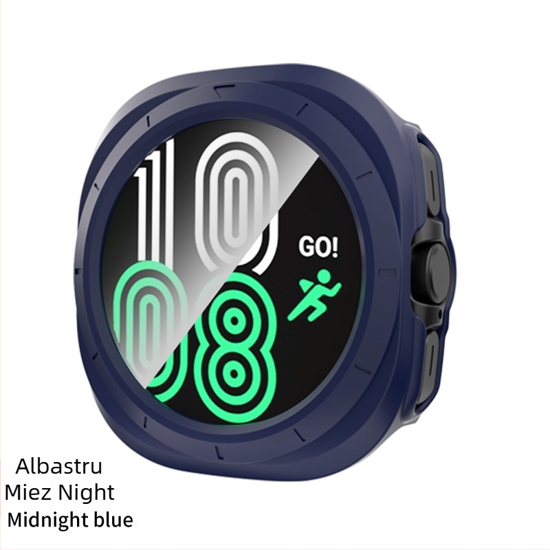 Carcasă pentru ceas din PC, compatibil Galaxy Watch7 Ultra, design decupat și TPU integrat