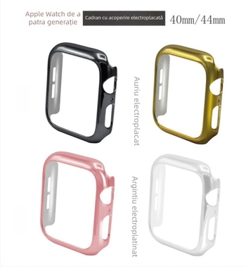 Carcasă de protecție pentru Apple Watch Series 4 cu margine PC