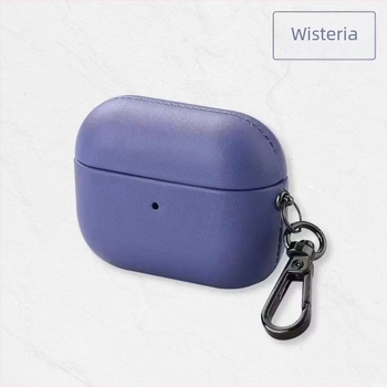 Husă de protecție din piele sintetică pentru AirPods Pro 2 de la Apple, lucrată manual, potrivire universală