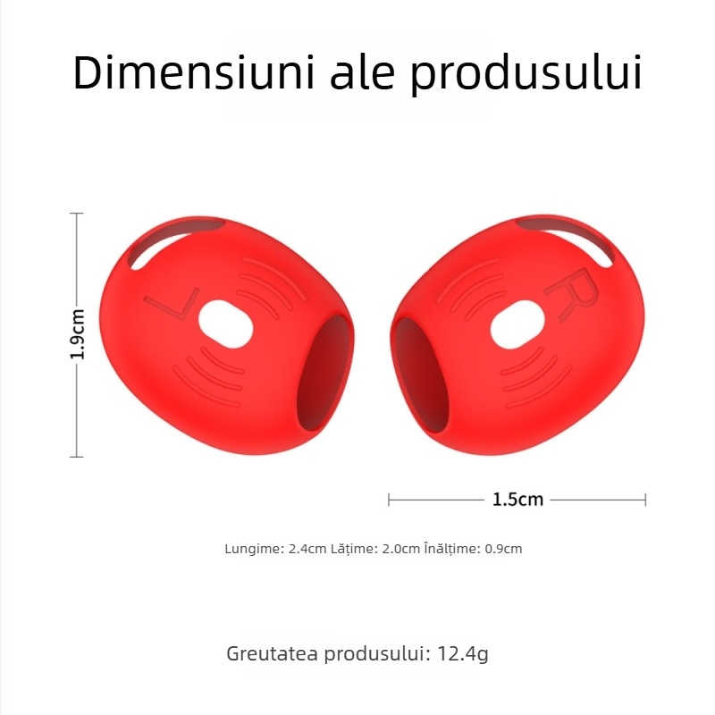 Capac de urechi din silicon pentru AirPods 4a generație — husă moale, ultra-subțire, protecție la cădere și praf