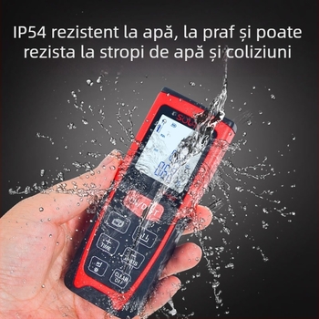 Măsurător cu laser de distanță, cu imagine infraroșu, portabil, orizontal, pentru măsurători în exterior, riglă electronică de înaltă precizie