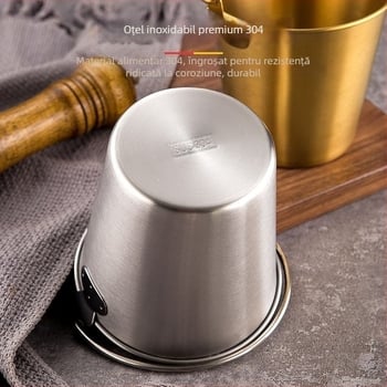 Rongfan recipient din oțel inoxidabil pentru gustări și pentru gheață | Echipament pentru băuturi, lansare în 2024, logo imprimat
