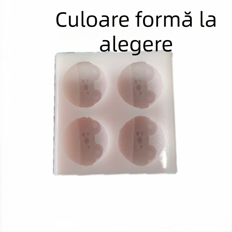 Formă din silicon cu porcușor desen animat - silicon alimentar, formă neregulată, pentru coacere, lumânări, săpun, fondant și prăjituri
