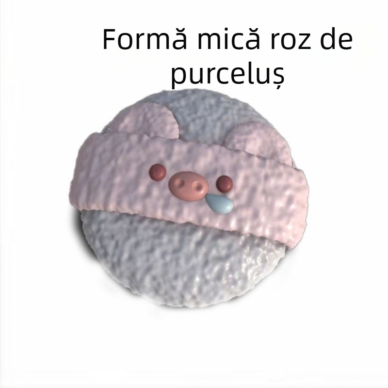 Formă din silicon cu porcușor desen animat - silicon alimentar, formă neregulată, pentru coacere, lumânări, săpun, fondant și prăjituri