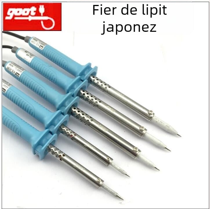 GOOT KS-30R/40R/60R/80R/100R fier de lipit electric cu încălzire externă, mâner din plastic, 220V