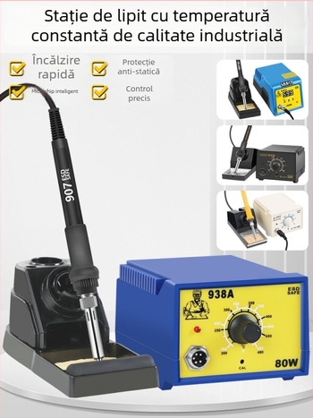 936 Set stație de lipit cu control al temperaturii de 60W, fără plumb, anti-static, pentru reparări telefoane mobile