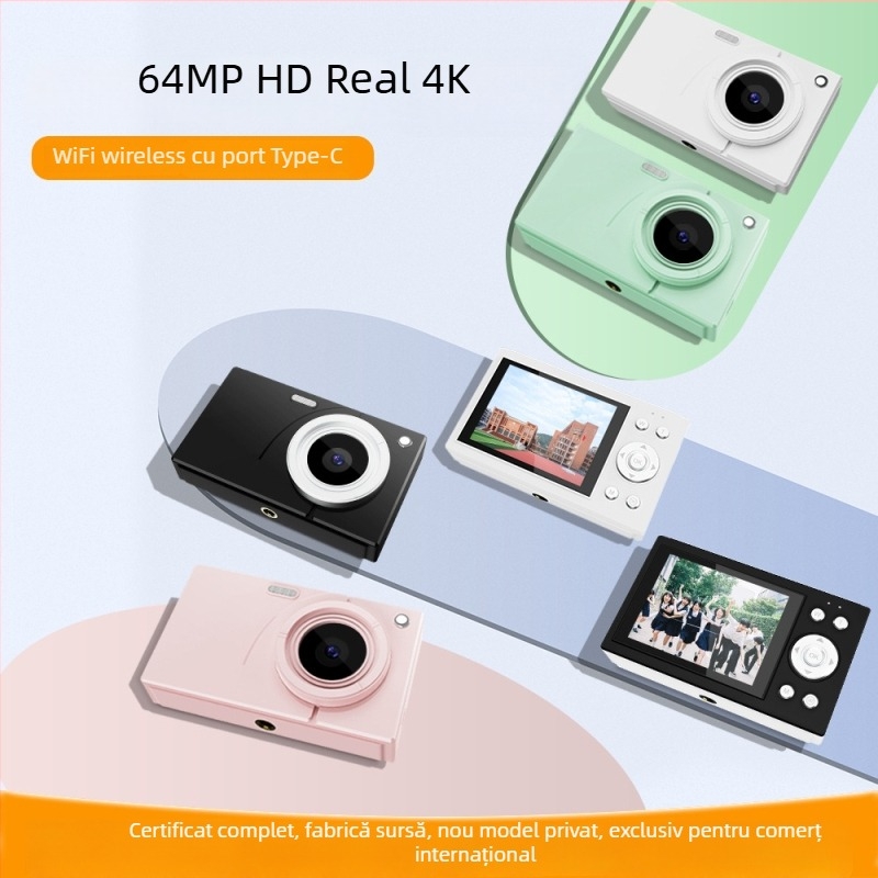 Cameră CCD ccd-X1 - senzor CCD 64MP, video 4K HD, zoom optic 16x, senzor 2/3 inch, Wi-Fi
