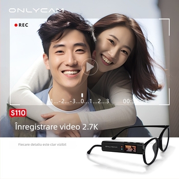 Cameră de acțiune pentru cască cu 2.7K, Wi-Fi, vizualizare din prima persoană, ecran LCD de 1.5 inch, microSD