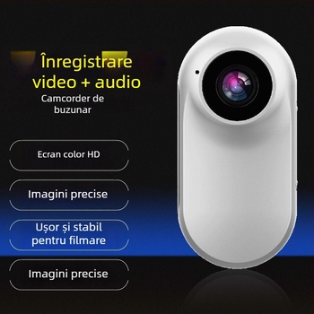 Cameră de deget pentru animale A-100, 1080p cameră sport cu perspectivă pisică și câine, autonomie baterie 2-3 ore