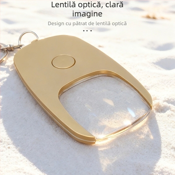 Lupa LED cu încărcare USB, breloc portabil WG144