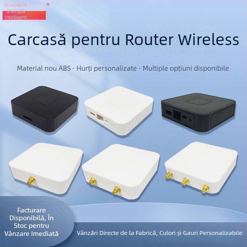 Carcasă pentru Router Wireless — ABS Plastic, Poartă de rețea, Controler pentru casă inteligentă, Alimentare