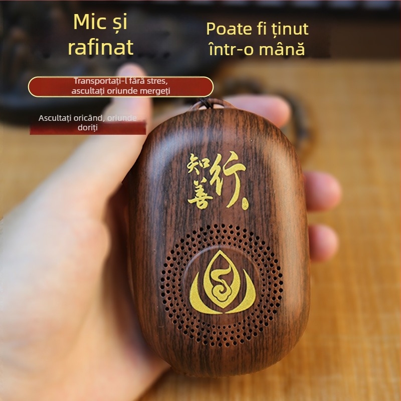 Player Bluetooth pentru muzică, cu slot pentru card, portabil pentru ascultare acasă, sunet HD, butoane digitale și ecran