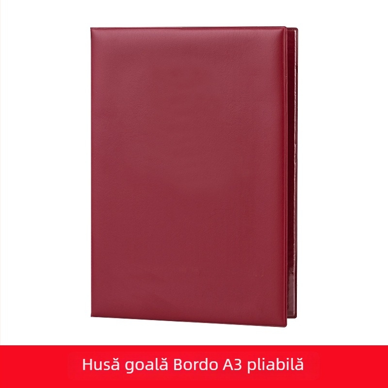 Portcard din piele pentru certificat de tutun (copie originală), ramă de perete pentru licențe de afaceri și igienă alimentară, stil ins wind