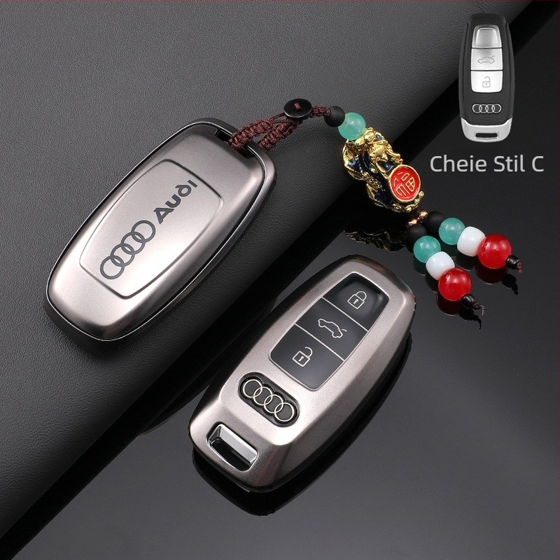 Carcasă pentru cheie Audi A4L pentru Q3/Q5L/A6L/A3L/Q2L, TPU carcasă, stil simplu, personalizare disponibilă