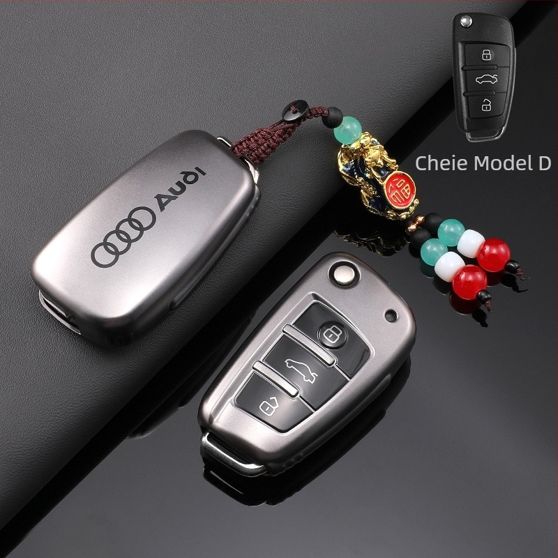 Carcasă pentru cheie Audi A4L pentru Q3/Q5L/A6L/A3L/Q2L, TPU carcasă, stil simplu, personalizare disponibilă