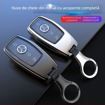 Carcasă de cheie Mercedes-Benz | aliaj de zinc | stil etnic | Compatibil cu E260L, E300L, C200L, C260L, A200L, GLBCES
