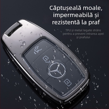 Carcasă de cheie Mercedes-Benz | aliaj de zinc | stil etnic | Compatibil cu E260L, E300L, C200L, C260L, A200L, GLBCES