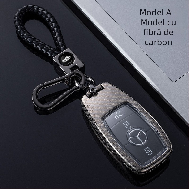 Carcasă de cheie Mercedes-Benz | aliaj de zinc | stil etnic | Compatibil cu E260L, E300L, C200L, C260L, A200L, GLBCES