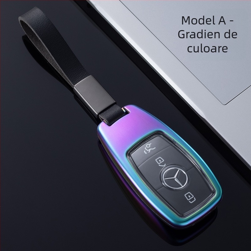 Carcasă de cheie Mercedes-Benz | aliaj de zinc | stil etnic | Compatibil cu E260L, E300L, C200L, C260L, A200L, GLBCES