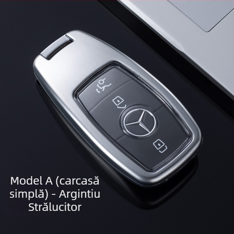 Carcasă de cheie Mercedes-Benz | aliaj de zinc | stil etnic | Compatibil cu E260L, E300L, C200L, C260L, A200L, GLBCES