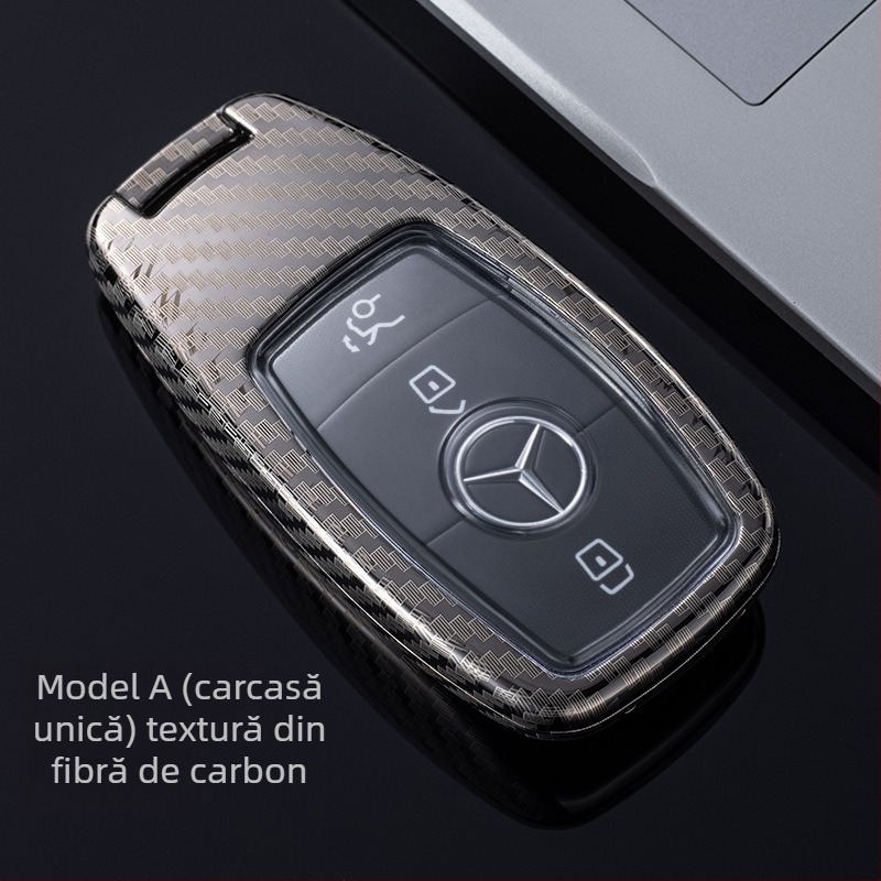 Carcasă de cheie Mercedes-Benz | aliaj de zinc | stil etnic | Compatibil cu E260L, E300L, C200L, C260L, A200L, GLBCES