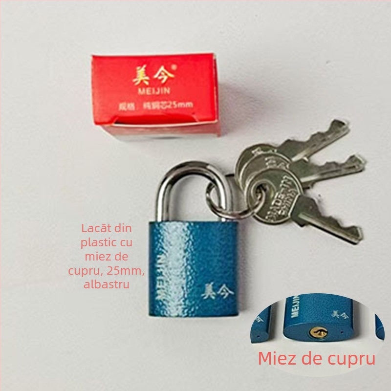Padlock pentru dulapuri, sertare și uși — fier, lacăt casnic, stil modern minimalist