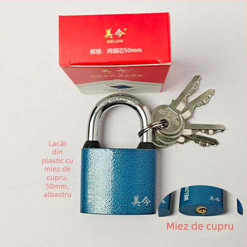 Padlock pentru dulapuri, sertare și uși — fier, lacăt casnic, stil modern minimalist
