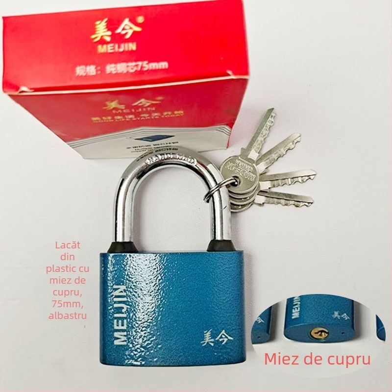 Padlock pentru dulapuri, sertare și uși — fier, lacăt casnic, stil modern minimalist