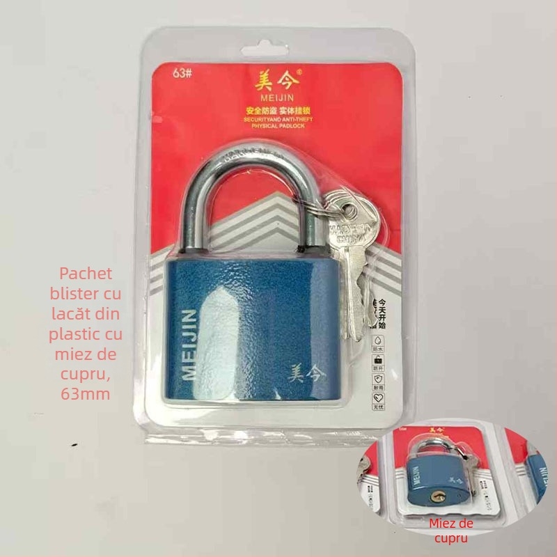 Padlock pentru dulapuri, sertare și uși — fier, lacăt casnic, stil modern minimalist