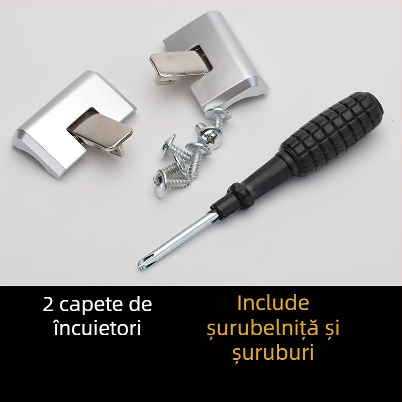 Accesoriu pentru blocarea bagajelor, cu clemă tip card – material ABS, număr produs 1001618271, primăvara 2025, accesorii pentru bagaje, stil elegant pentru femei mature