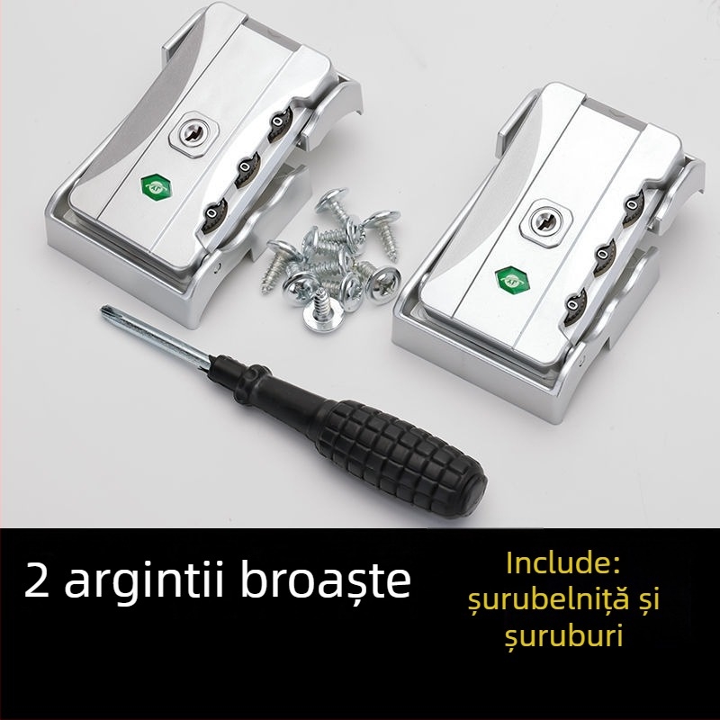 Accesoriu pentru blocarea bagajelor, cu clemă tip card – material ABS, număr produs 1001618271, primăvara 2025, accesorii pentru bagaje, stil elegant pentru femei mature