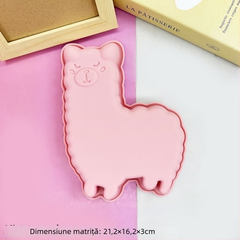 Formă de silicon pentru tort, cu formă neregulată, stil desen animat – formă unică pentru coacere și decorare de torturi, budincă și deserturi