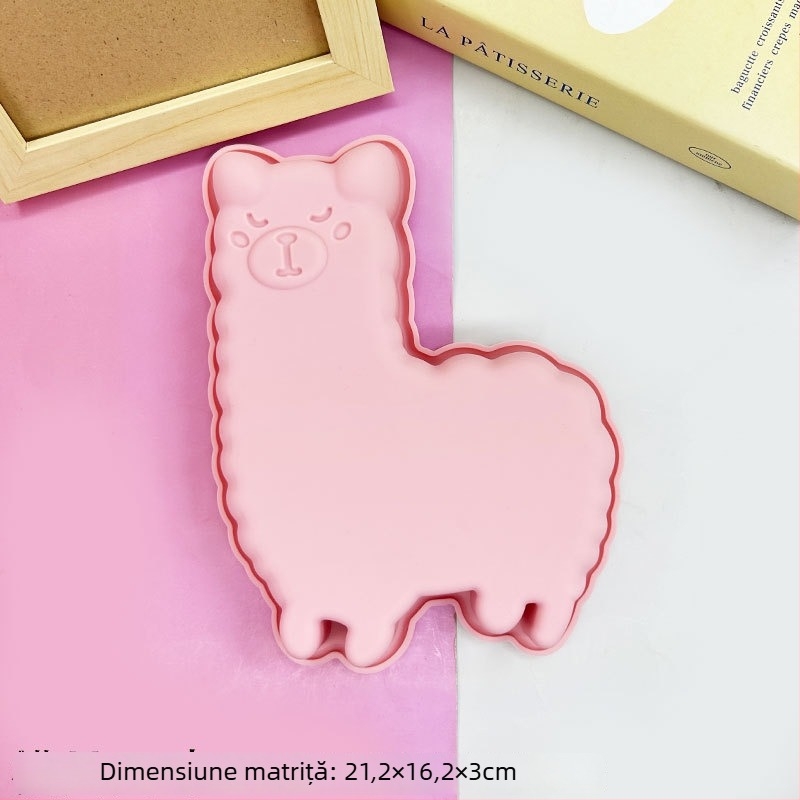 Formă de silicon pentru tort, cu formă neregulată, stil desen animat – formă unică pentru coacere și decorare de torturi, budincă și deserturi