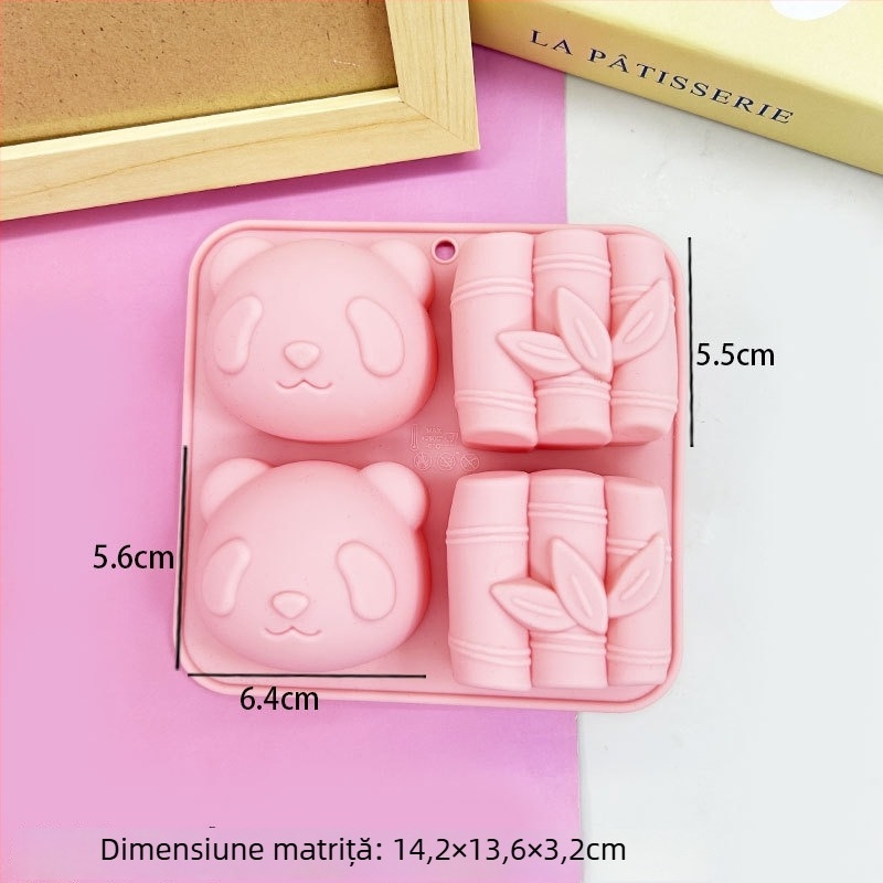 Formă de silicon pentru tort, cu formă neregulată, stil desen animat – formă unică pentru coacere și decorare de torturi, budincă și deserturi